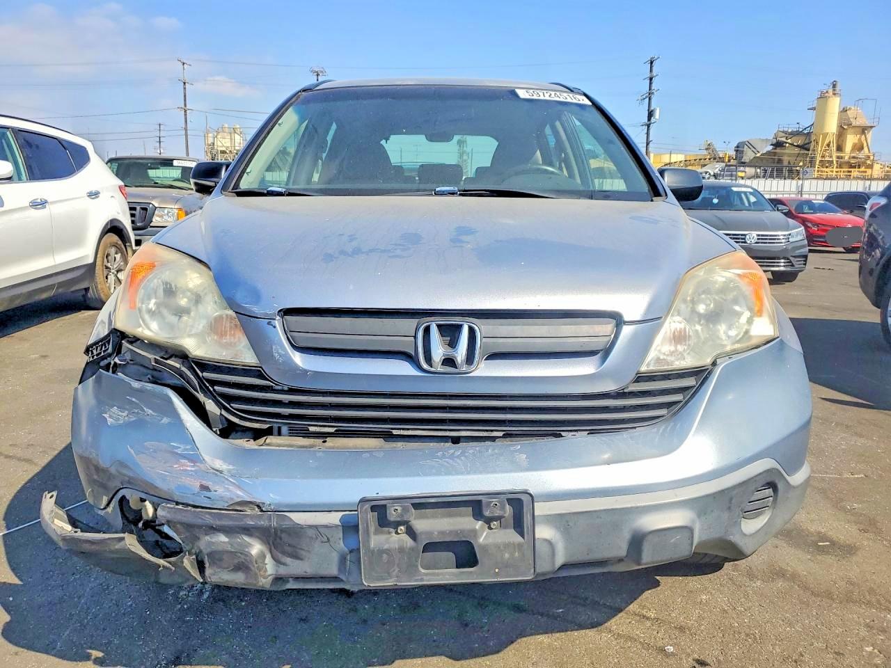 2008 Honda Cr-v Lx Blue vin: JHLRE38388C033642