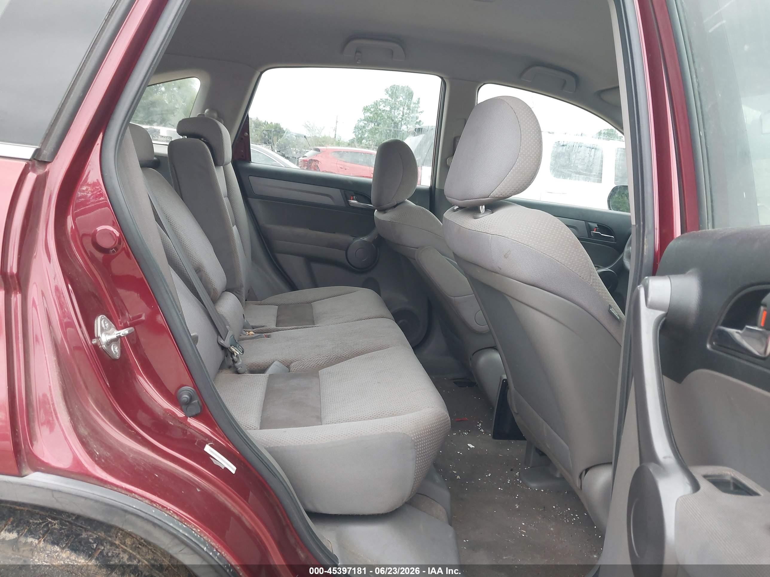 2008 Honda Cr-v Lx Maroon vin: JHLRE38388C049436