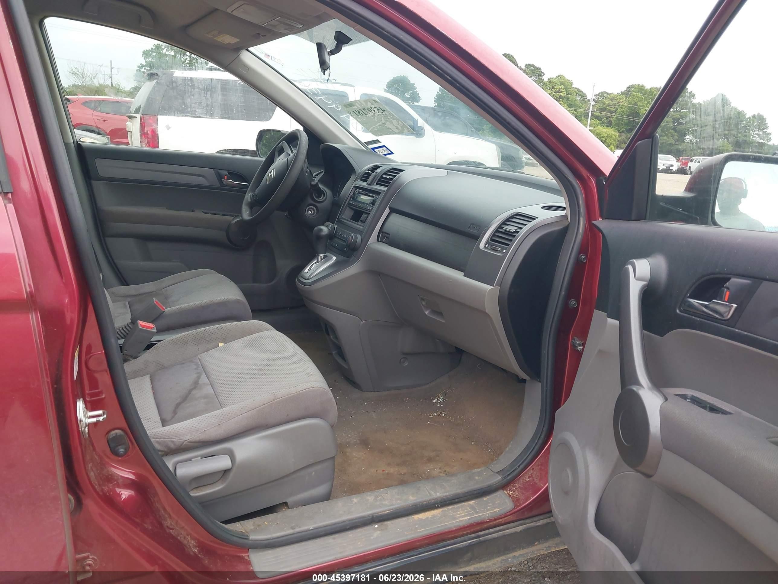 2008 Honda Cr-v Lx Maroon vin: JHLRE38388C049436