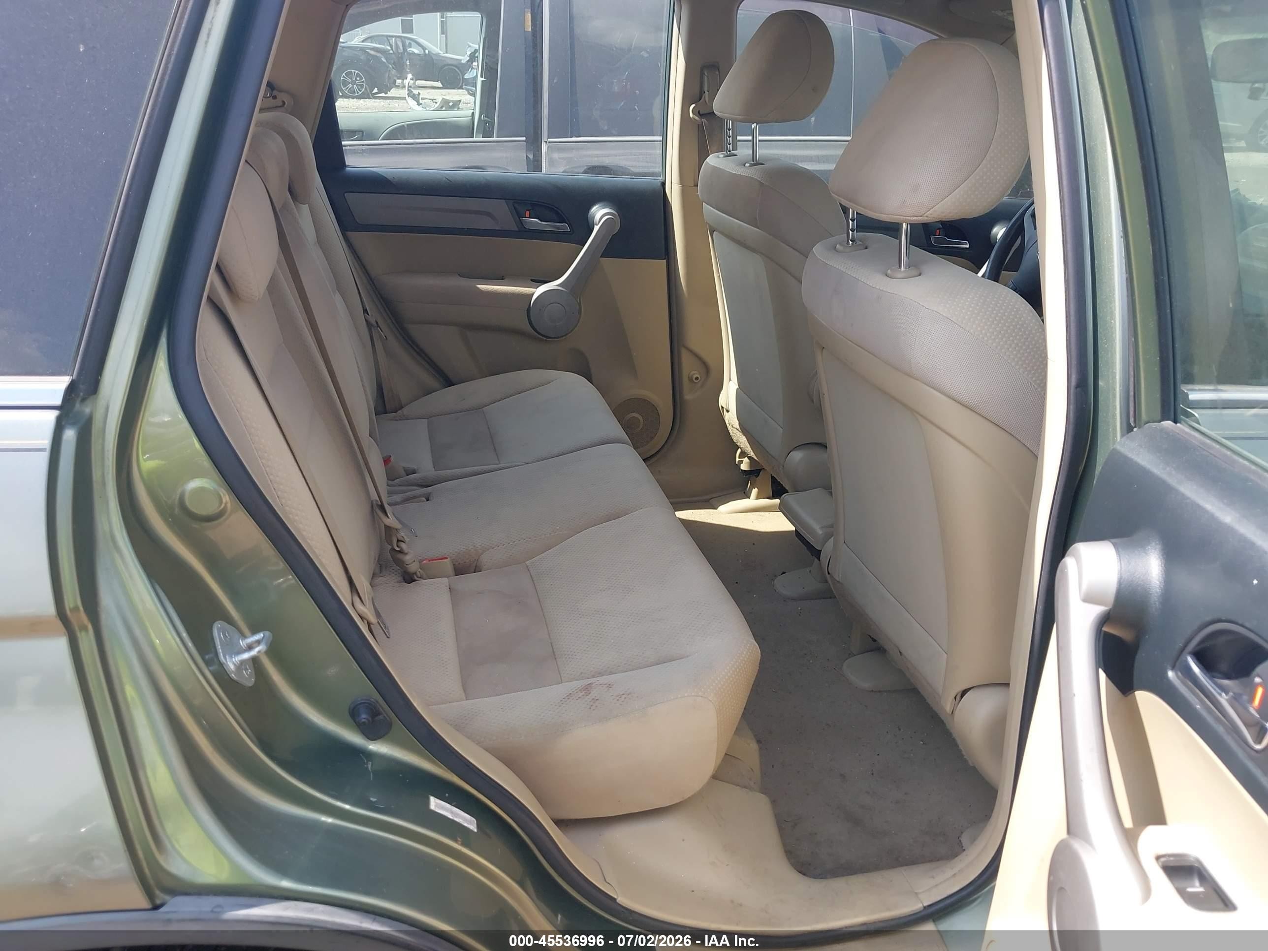 2007 Honda Cr-v Lx Green vin: JHLRE38397C004505