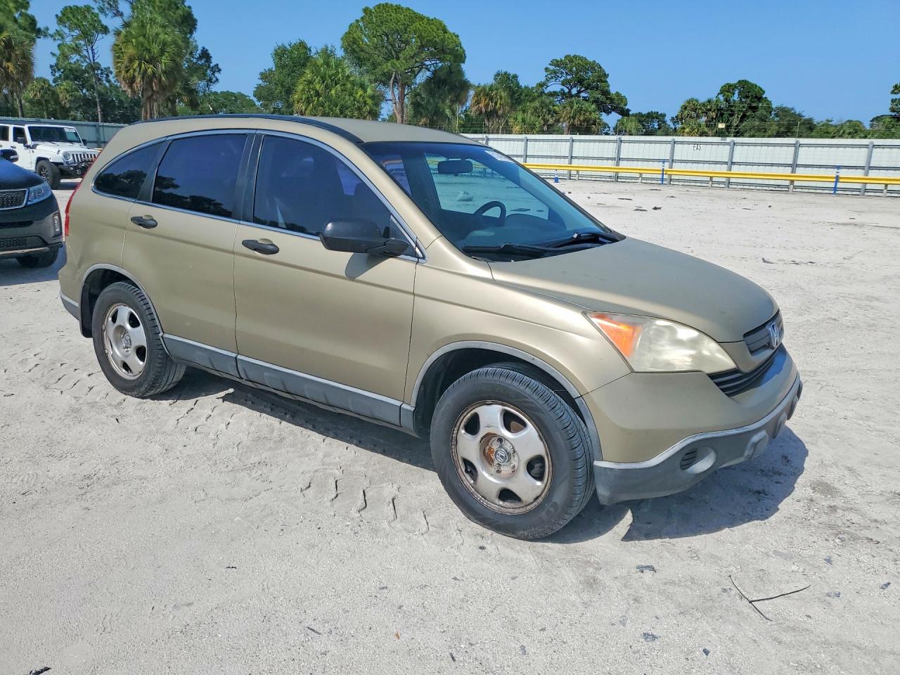 2007 Honda Cr-v Lx Gold vin: JHLRE38397C009817