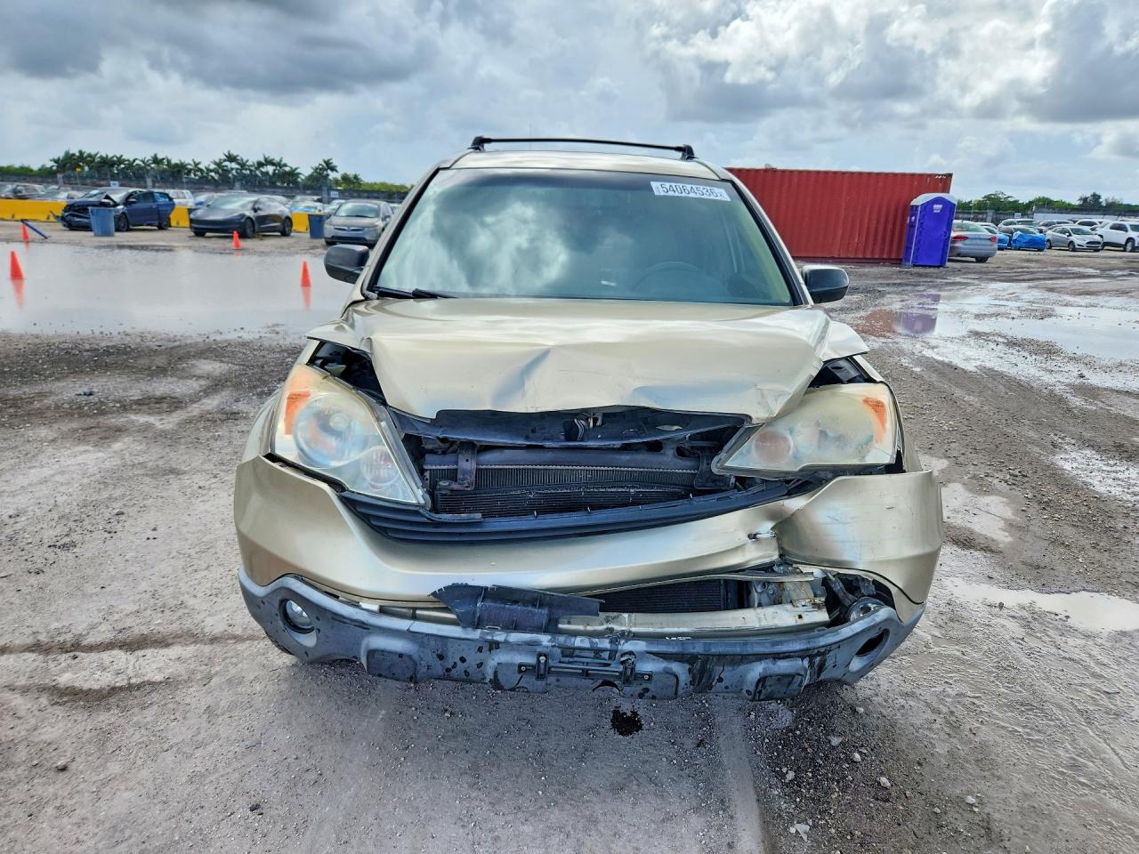 2007 Honda Cr-v Lx Gold vin: JHLRE38397C013057