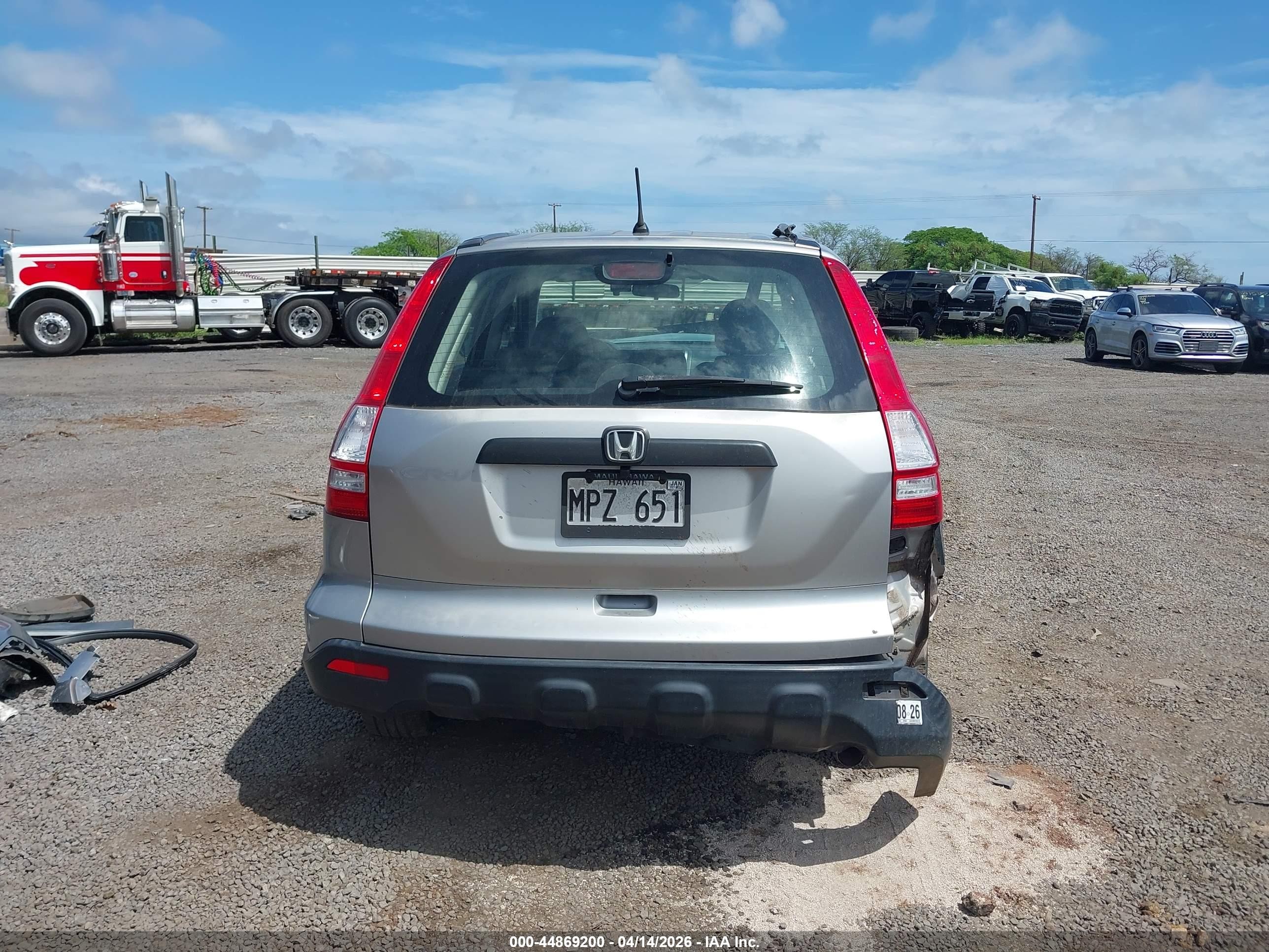 2007 Honda Cr-v Lx Silver vin: JHLRE38397C023748