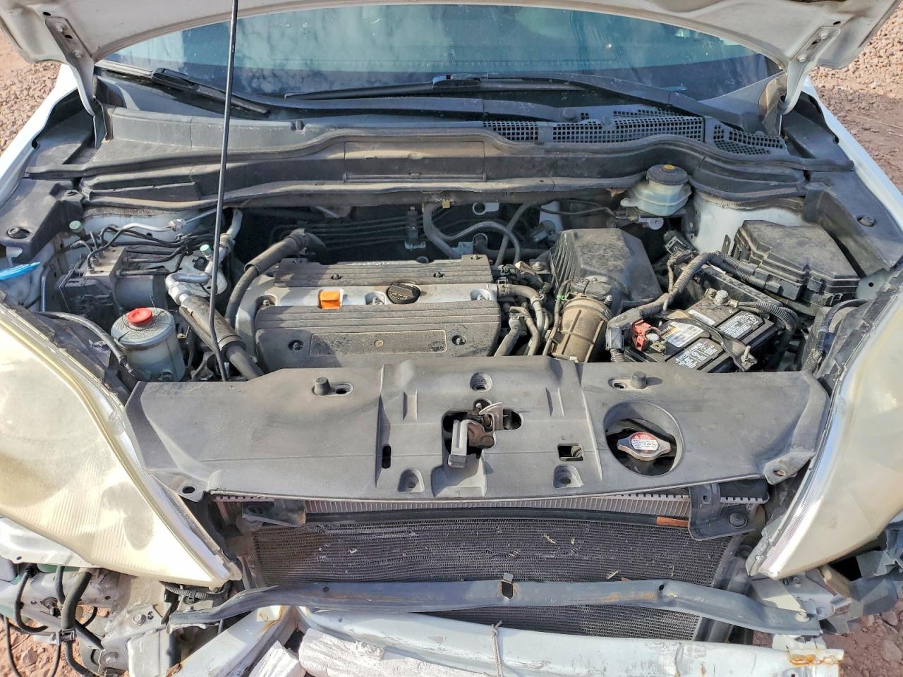 2007 Honda Cr-v Lx Белый vin: JHLRE38397C044082