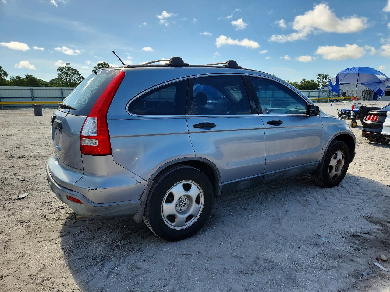 2007 Honda Cr-v Lx Blue vin: JHLRE38397C072559