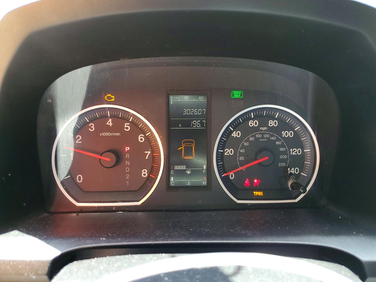 2007 Honda Cr-v Lx White vin: JHLRE38397C073565