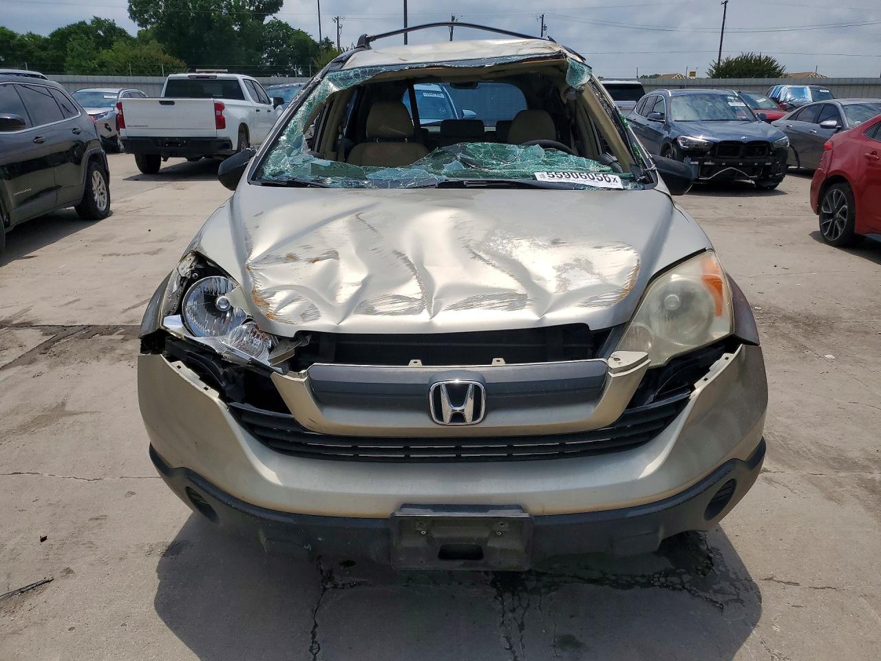 2007 Honda Cr-v Lx Золотой vin: JHLRE38397C078023