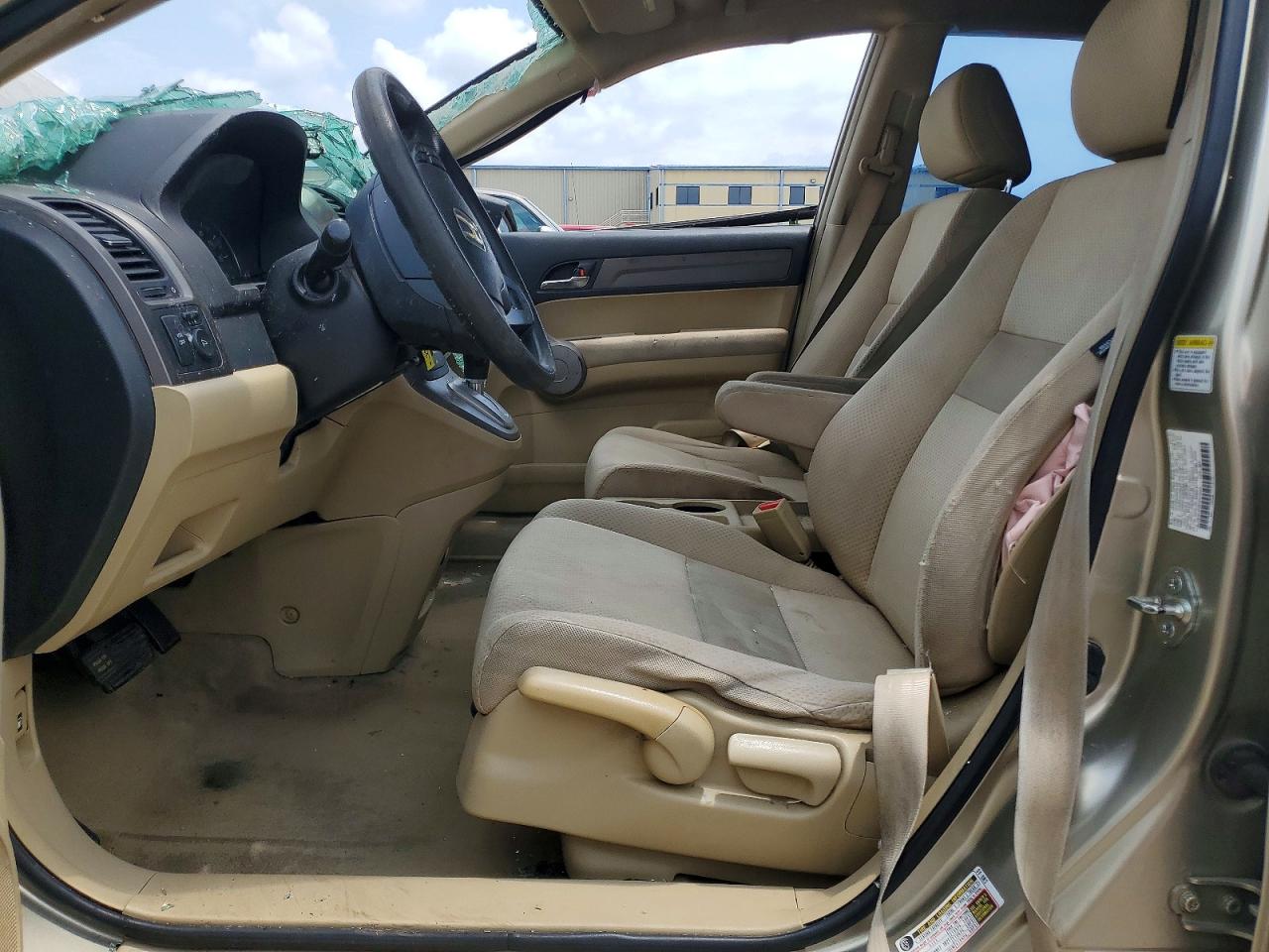 2007 Honda Cr-v Lx Золотой vin: JHLRE38397C078023
