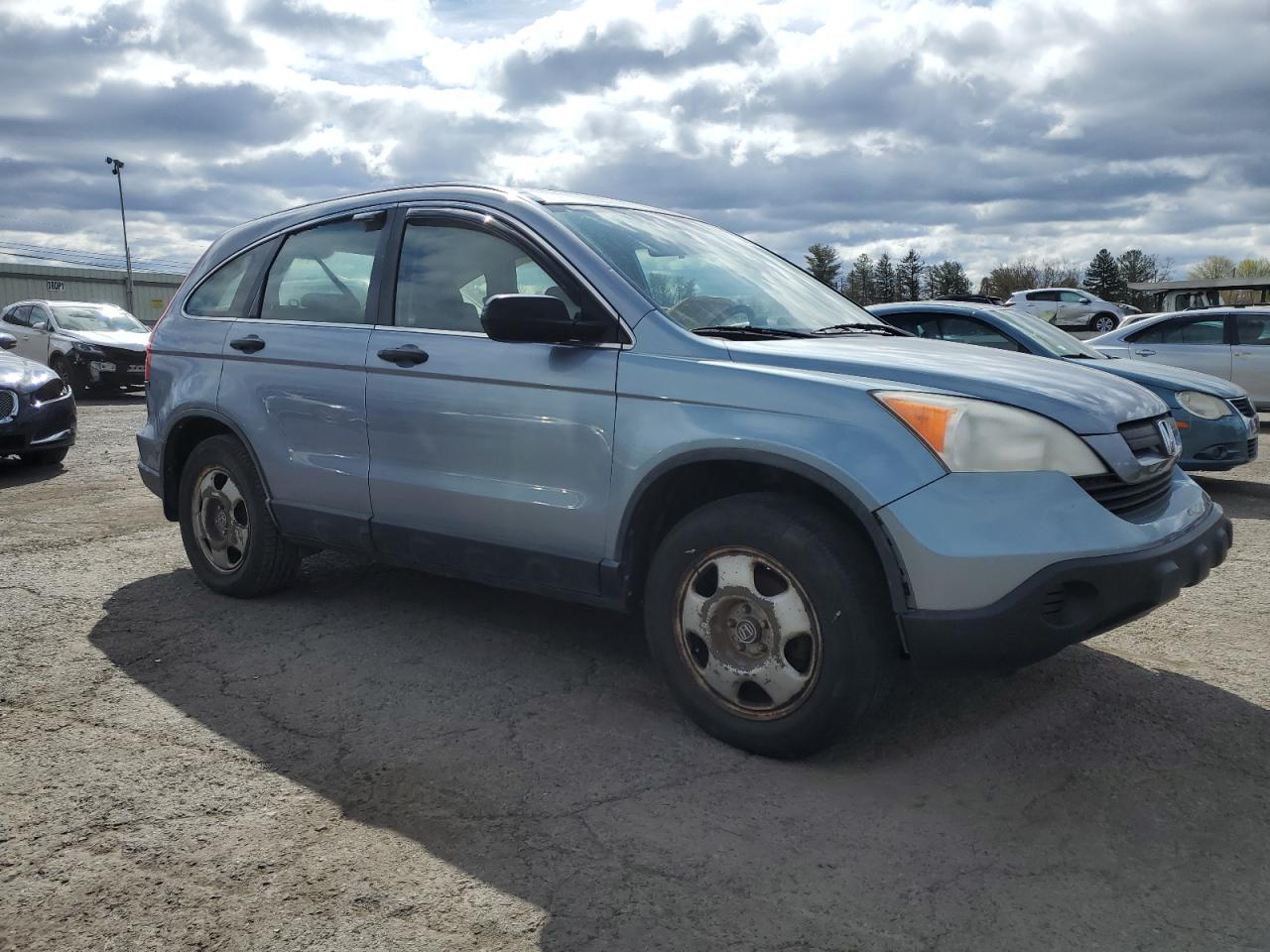 2008 Honda Cr-v Blue vin: JHLRE38398C003274