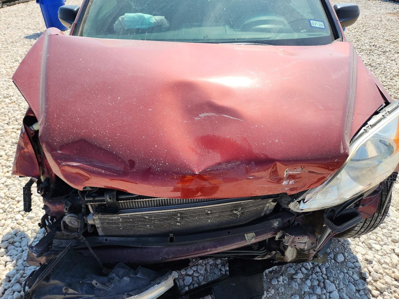 2008 Honda Cr-v Lx Red vin: JHLRE38398C007616