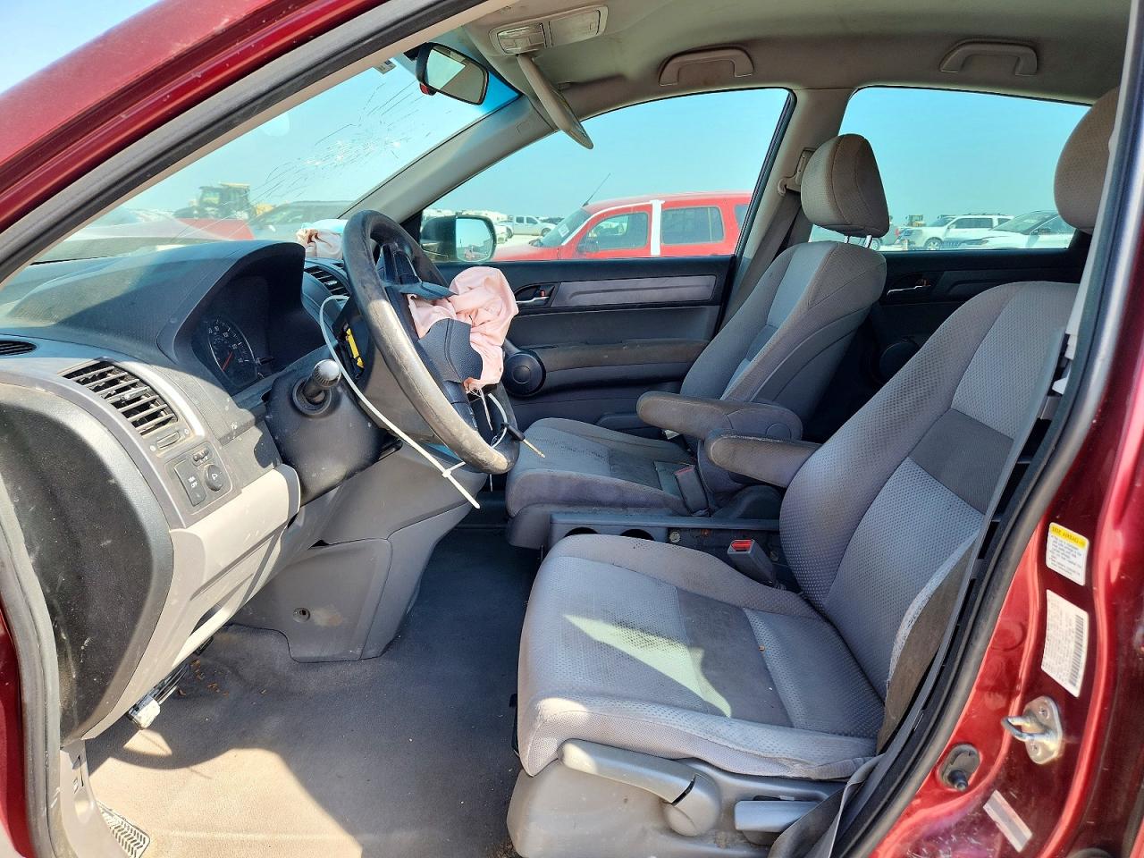 2008 Honda Cr-v Lx Red vin: JHLRE38398C007616