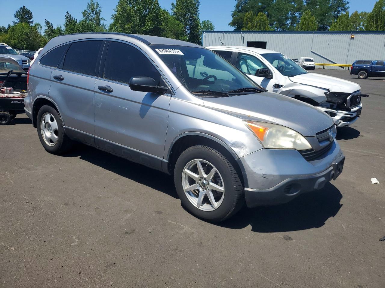 2008 Honda Cr-v Lx Silver vin: JHLRE38398C044374