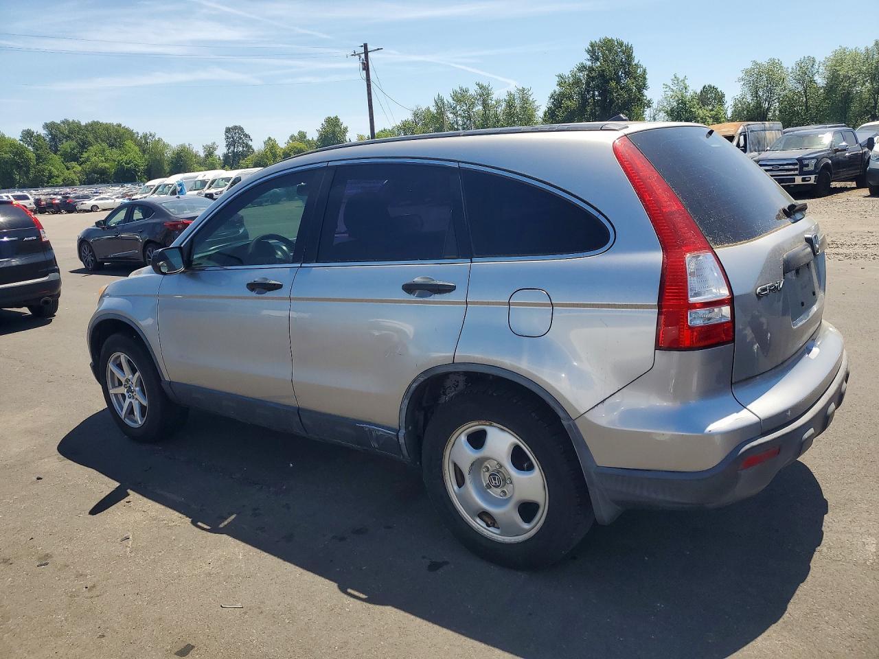 2008 Honda Cr-v Lx Silver vin: JHLRE38398C044374