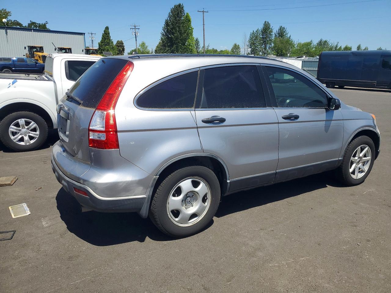 2008 Honda Cr-v Lx Silver vin: JHLRE38398C044374