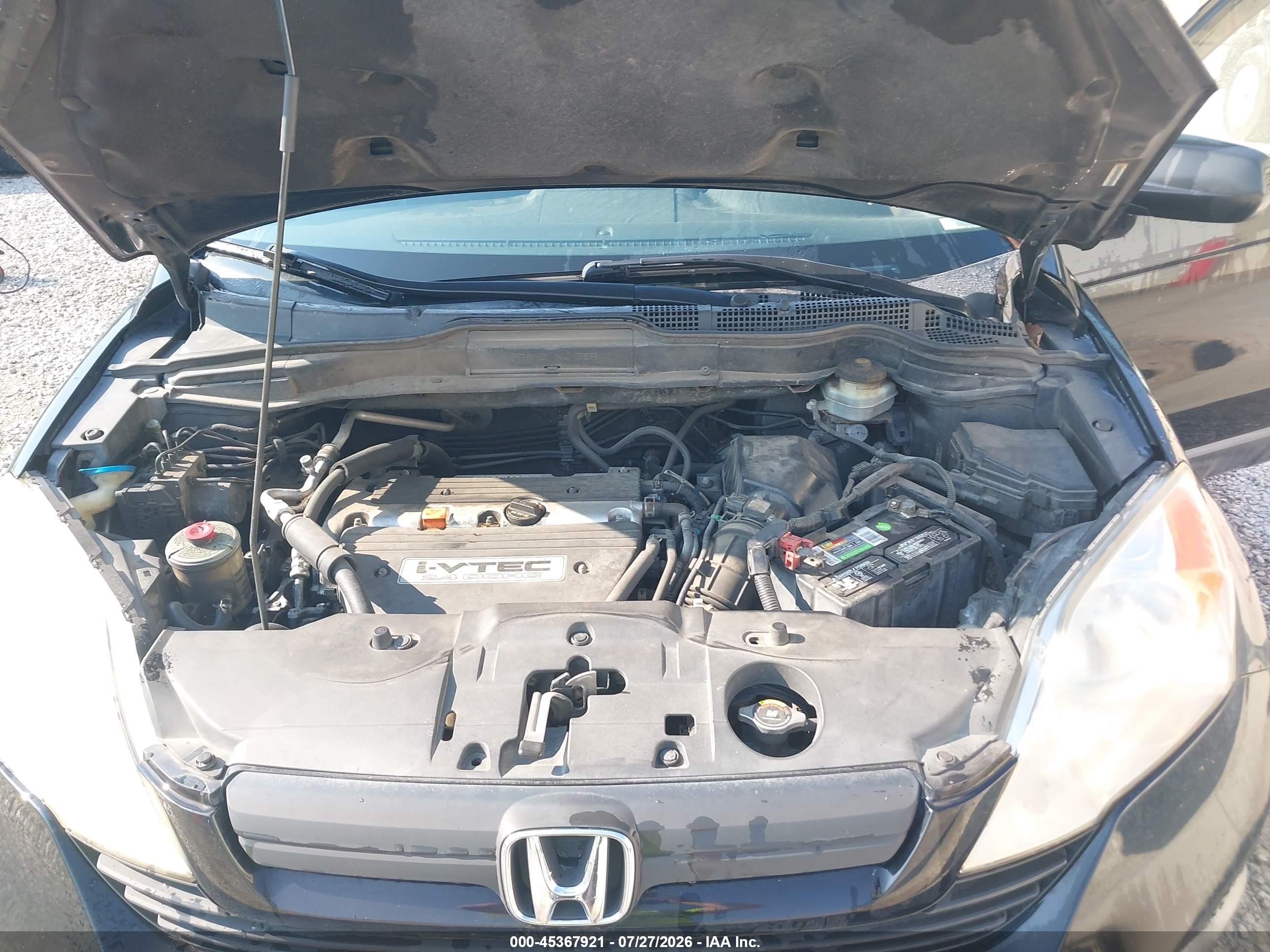 2007 Honda Cr-v Lx Черный vin: JHLRE383X7C012287