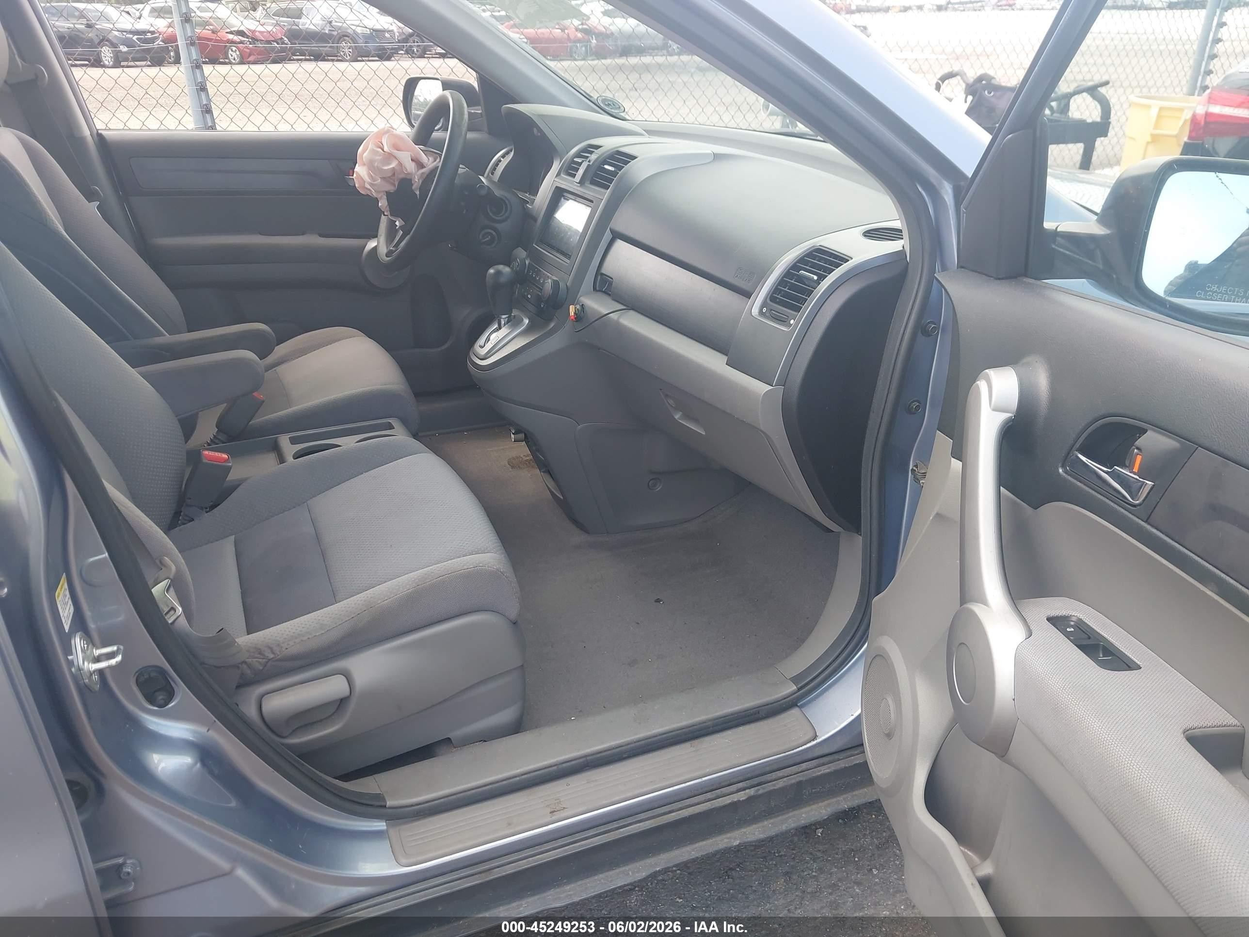 2007 Honda Cr-v Lx Light Blue vin: JHLRE383X7C012824