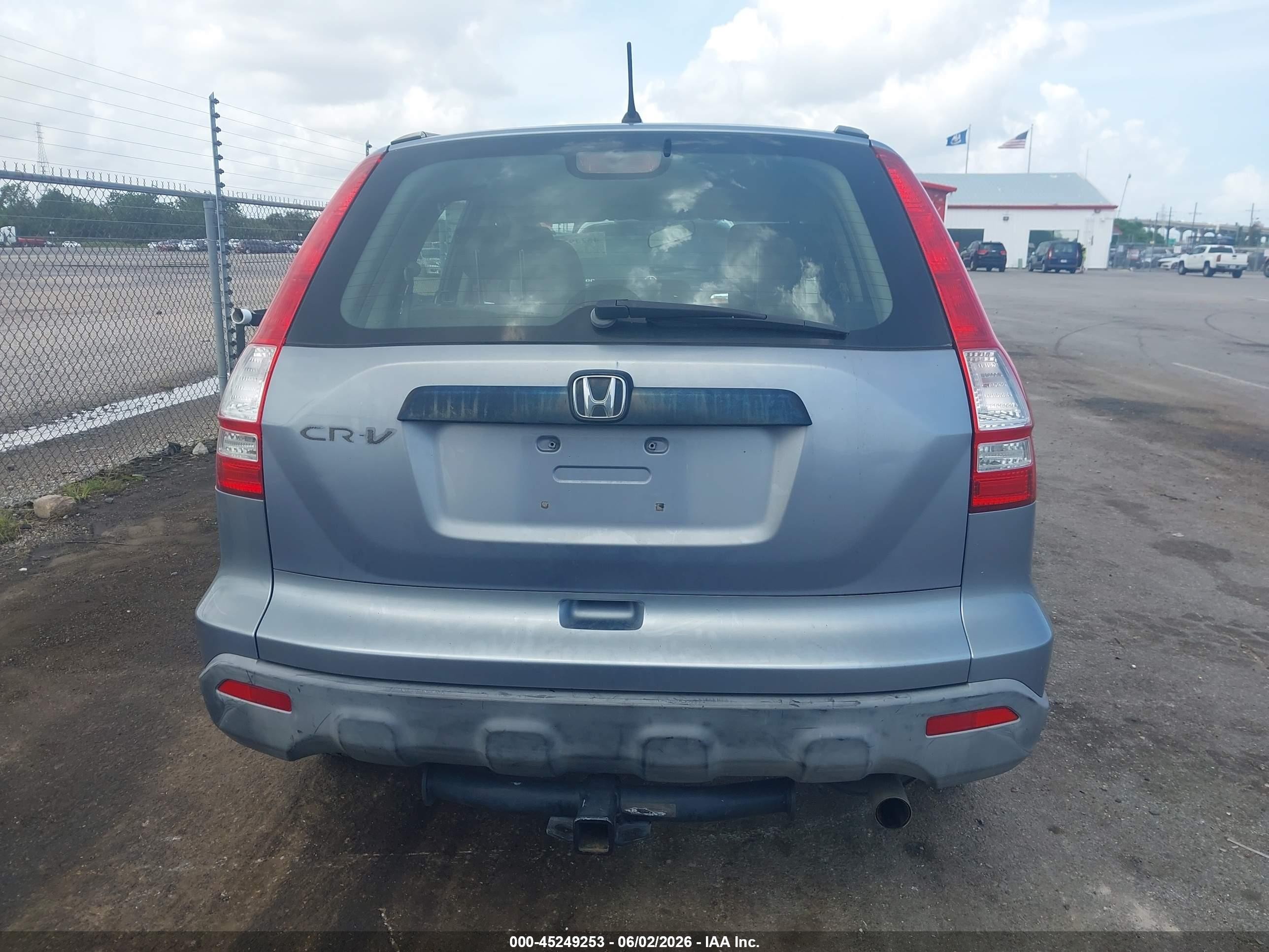 2007 Honda Cr-v Lx Light Blue vin: JHLRE383X7C012824