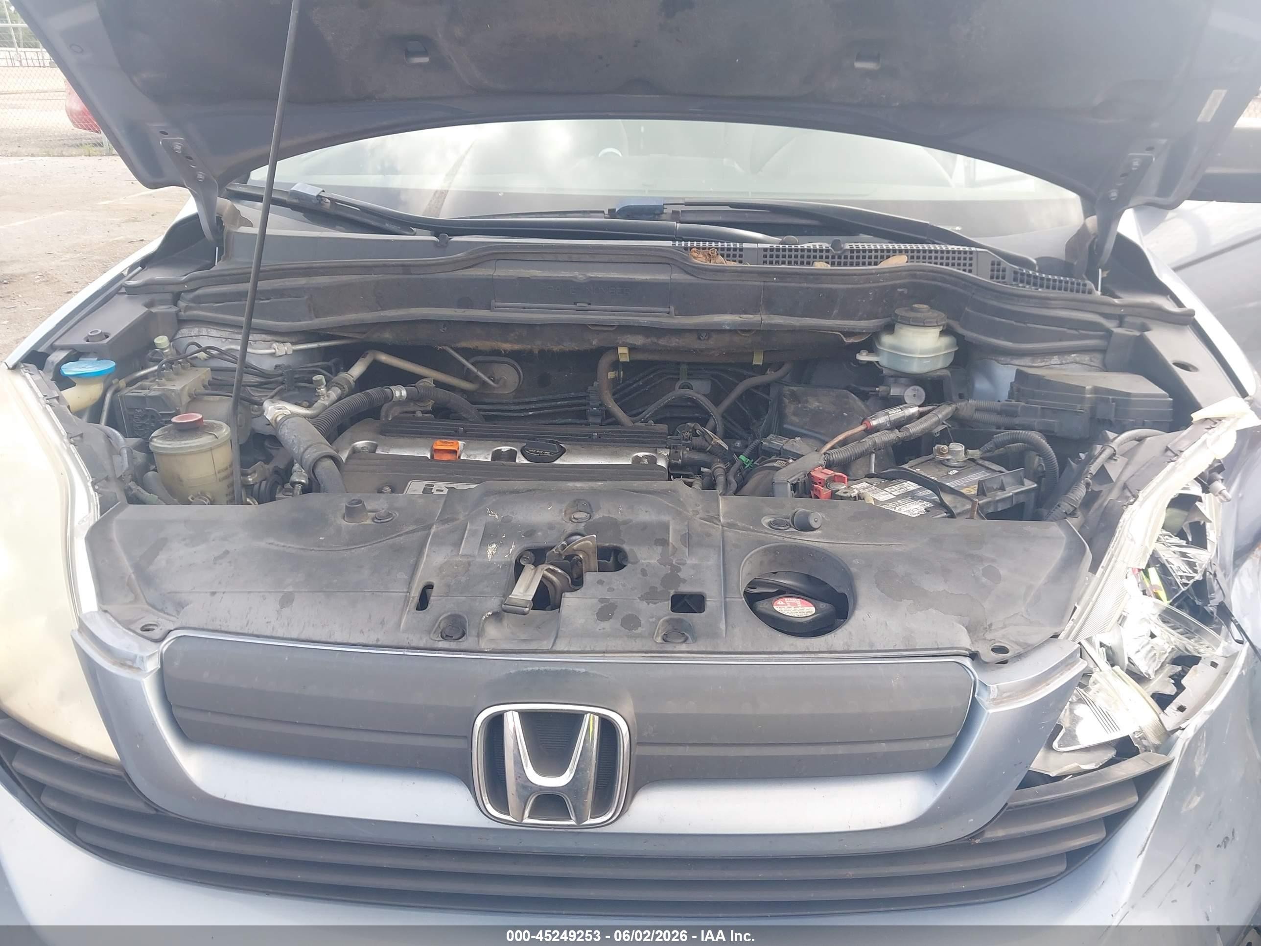 2007 Honda Cr-v Lx Light Blue vin: JHLRE383X7C012824