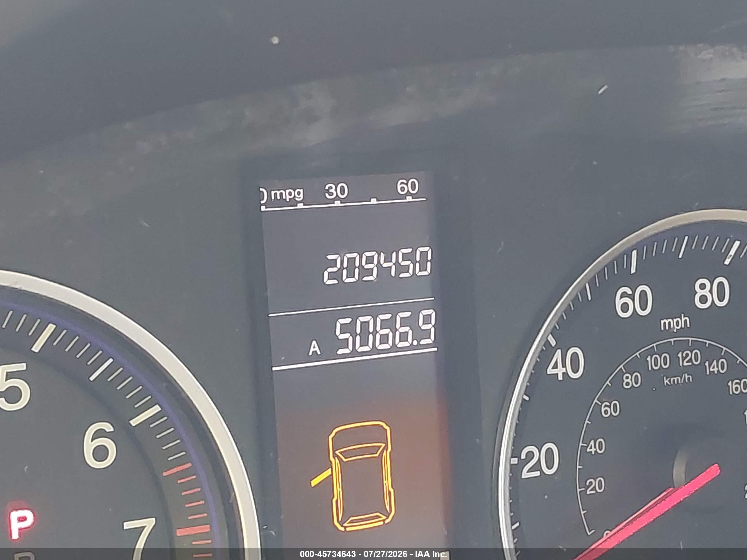 2007 Honda Cr-v Lx Green vin: JHLRE383X7C021250