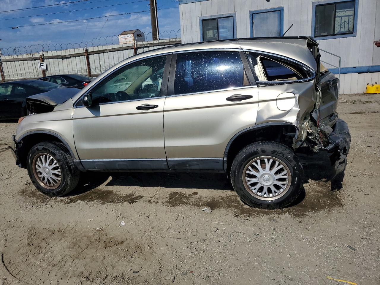 2007 Honda Cr-v Lx Beige vin: JHLRE383X7C030630