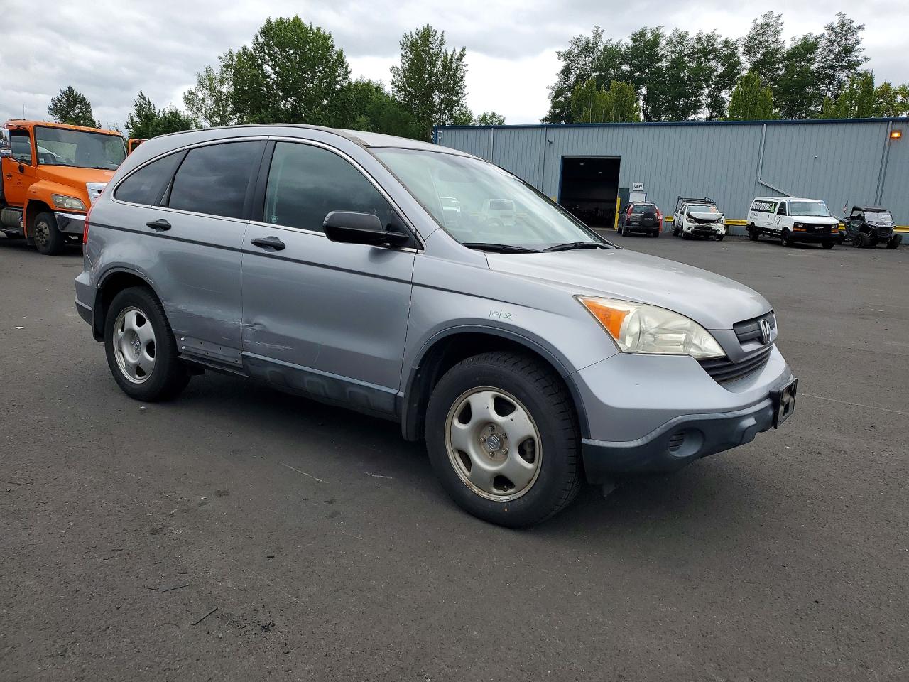 2007 Honda Cr-v Lx Silver vin: JHLRE383X7C066074
