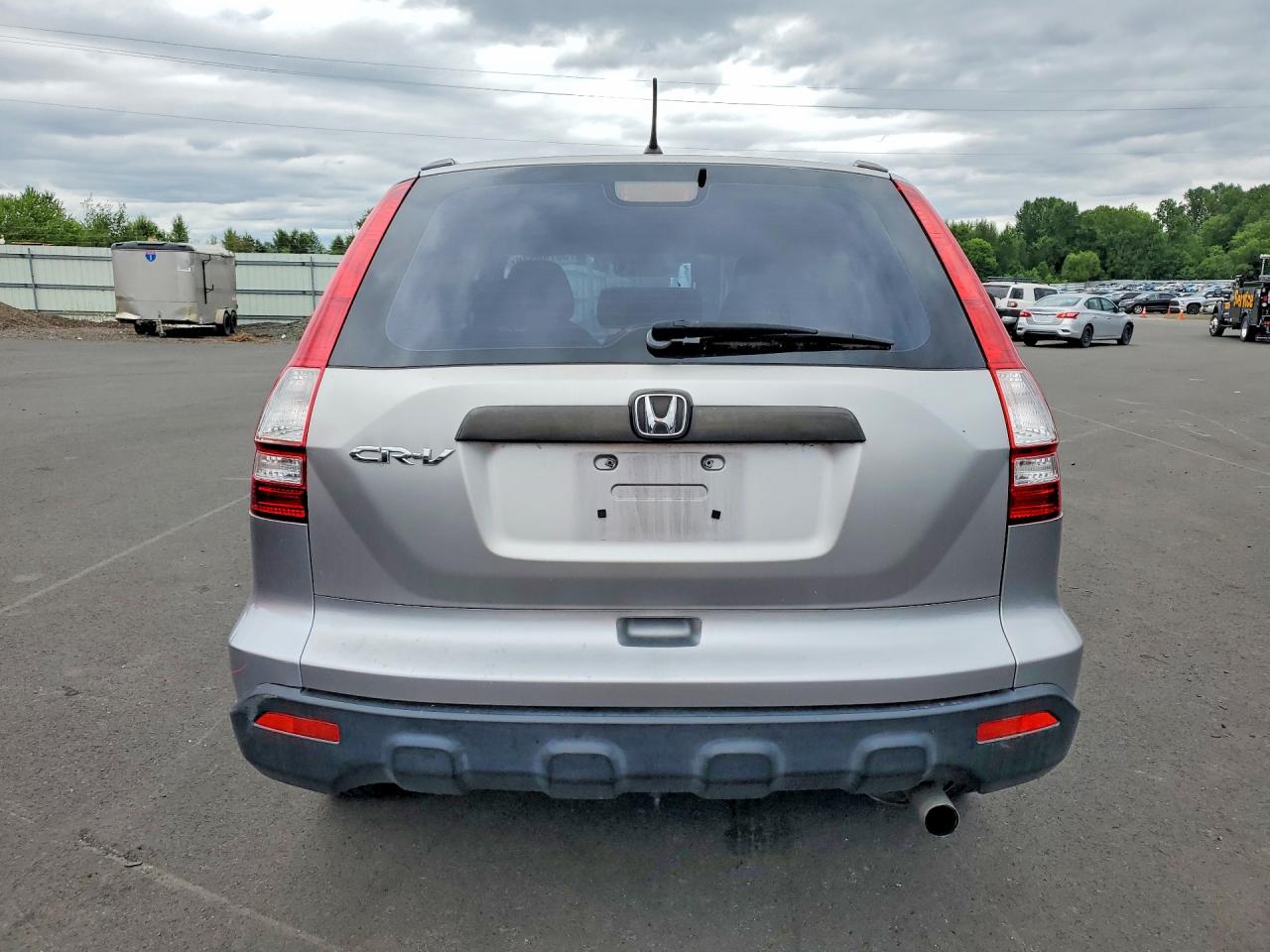 2007 Honda Cr-v Lx Silver vin: JHLRE383X7C066074