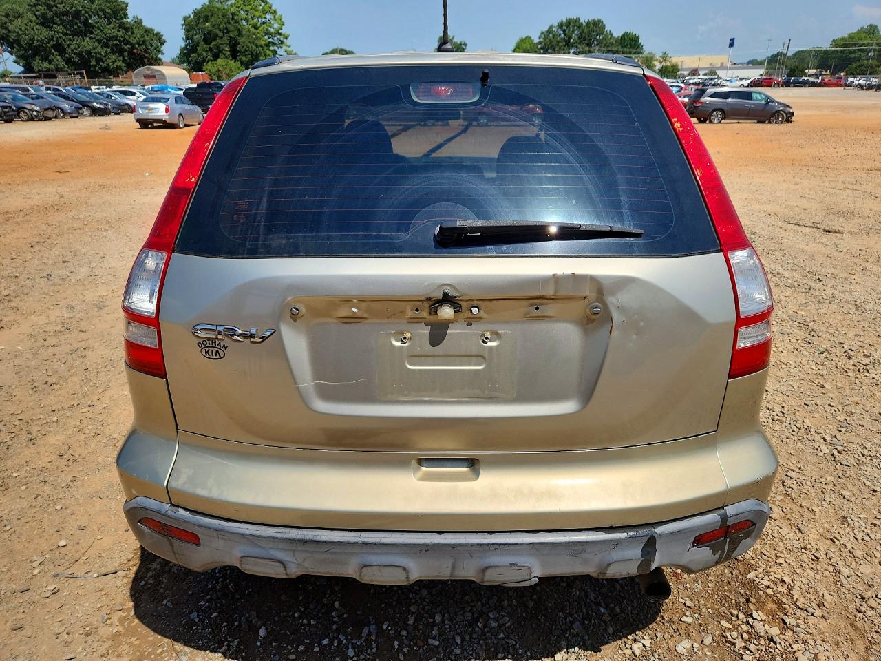 2007 Honda Cr-v Lx Tan vin: JHLRE383X7C075938