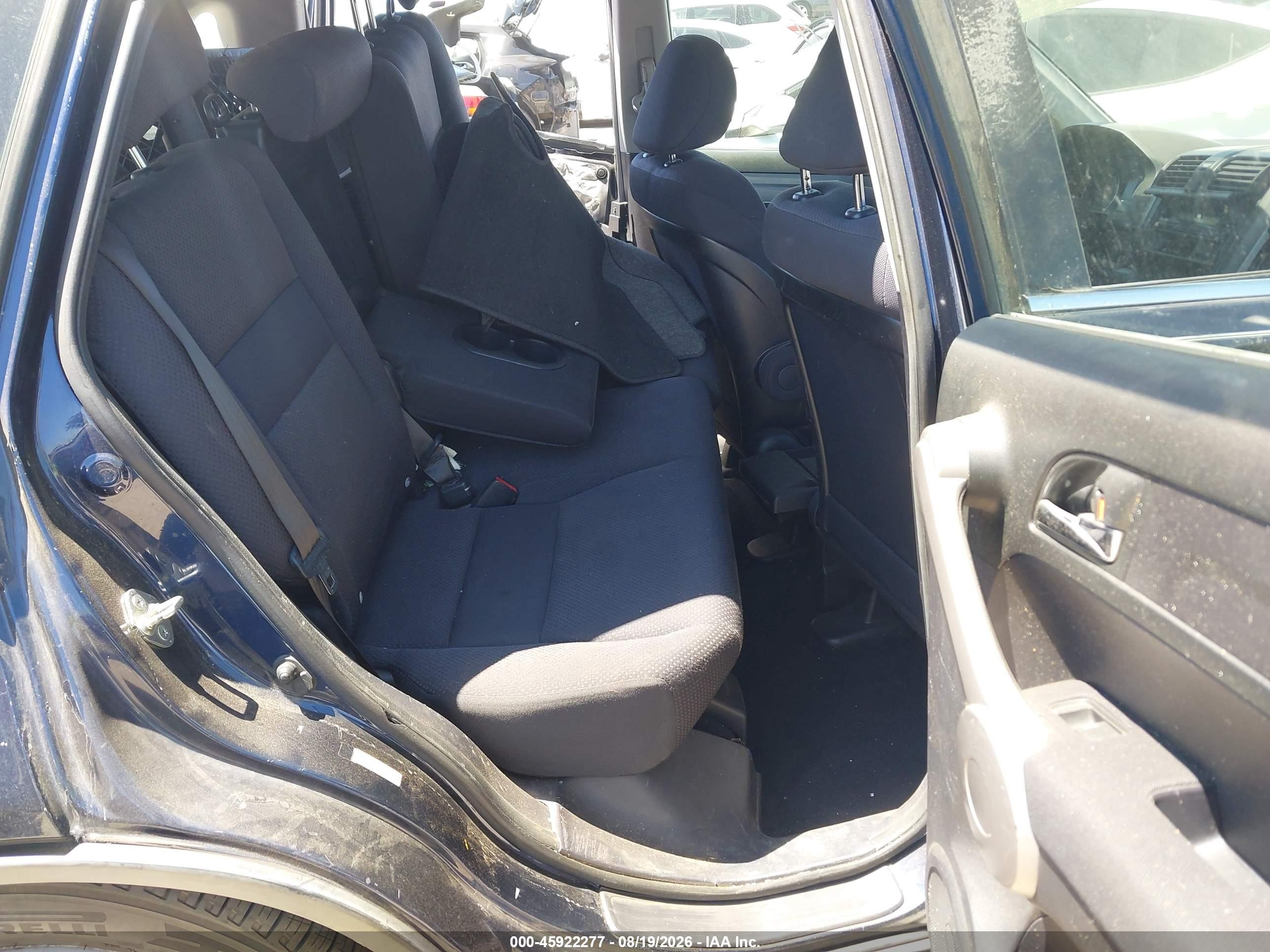 2007 Honda Cr-v Lx Dark Blue vin: JHLRE383X7C077558