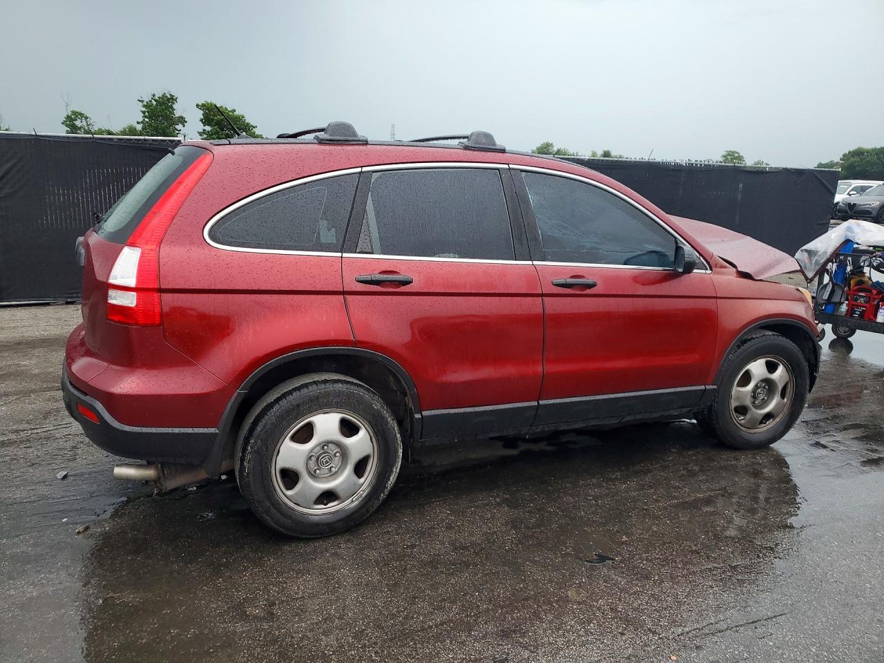 2008 Honda Cr-v Exl Burgundy vin: JHLRE383X8C026322