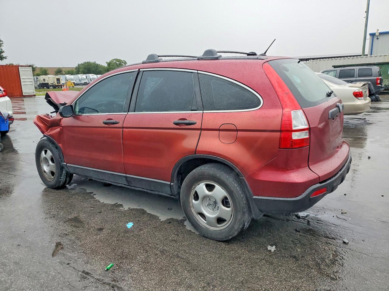 2008 Honda Cr-v Exl Burgundy vin: JHLRE383X8C026322