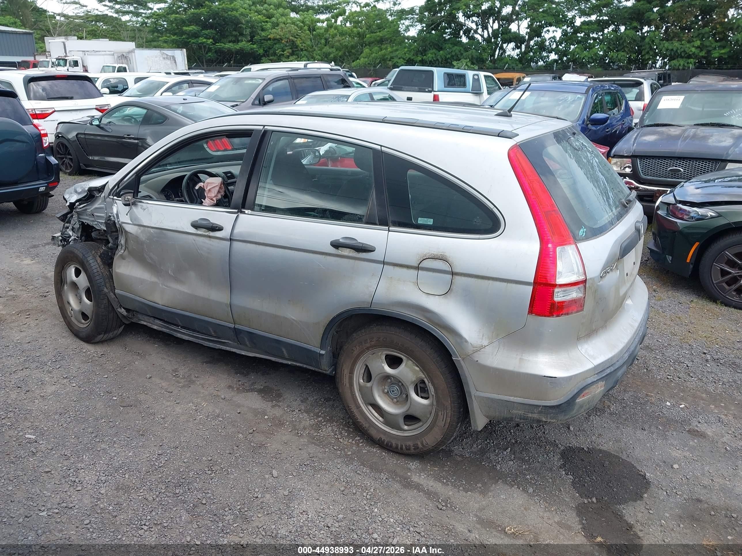 2009 Honda Cr-v Lx Silver vin: JHLRE383X9C009327