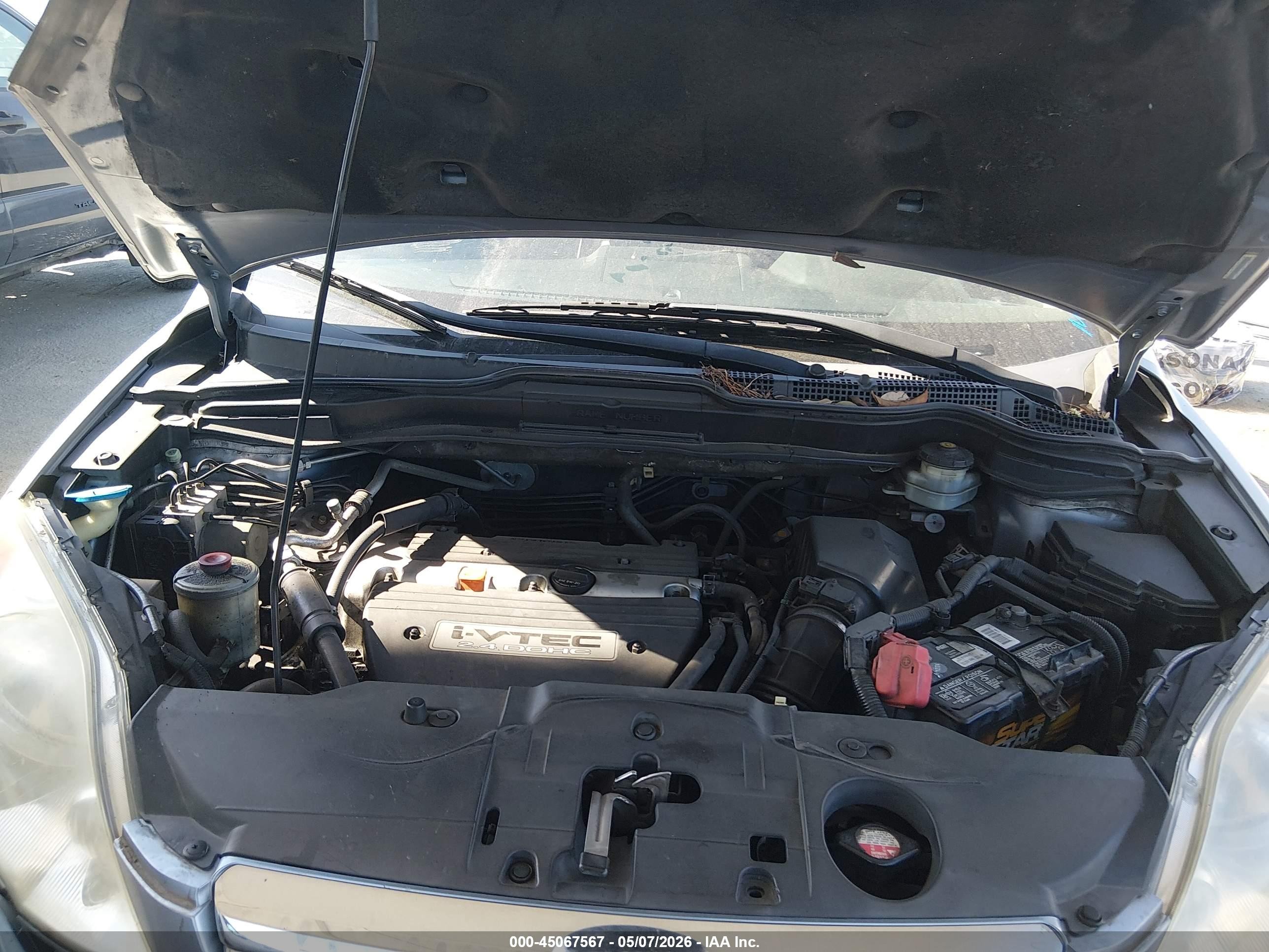 2007 Honda Cr-v Ex Серый vin: JHLRE38507C013191