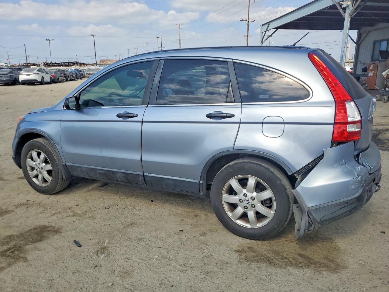 2009 Honda Cr-v Ex Blue vin: JHLRE38509C011069
