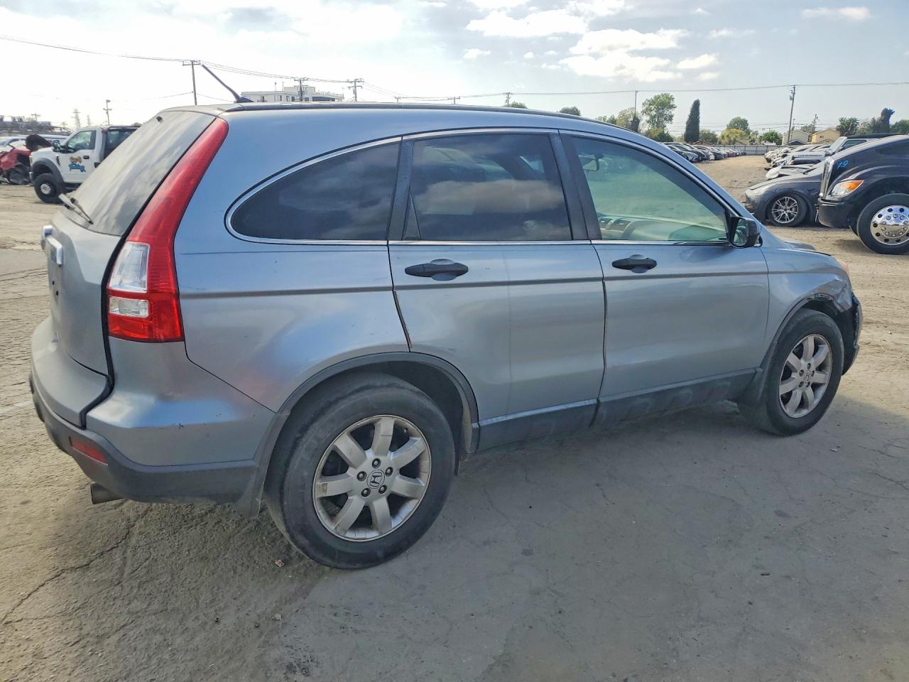 2009 Honda Cr-v Ex Blue vin: JHLRE38509C011069