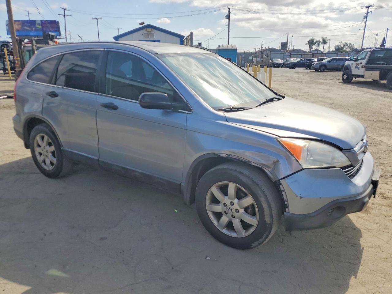 2009 Honda Cr-v Ex Blue vin: JHLRE38509C011069
