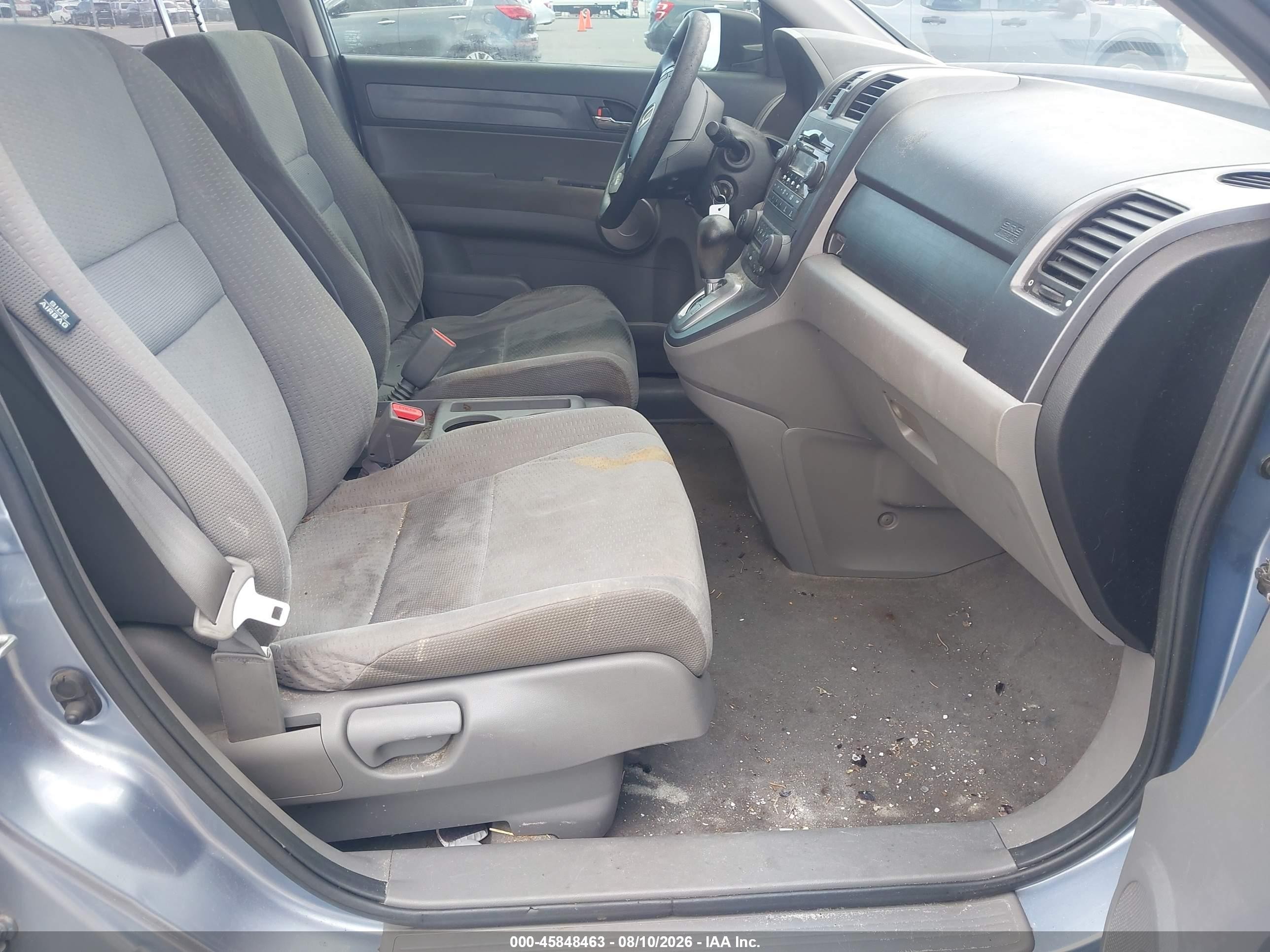 2007 Honda Cr-v Ex Light Blue vin: JHLRE38517C001695