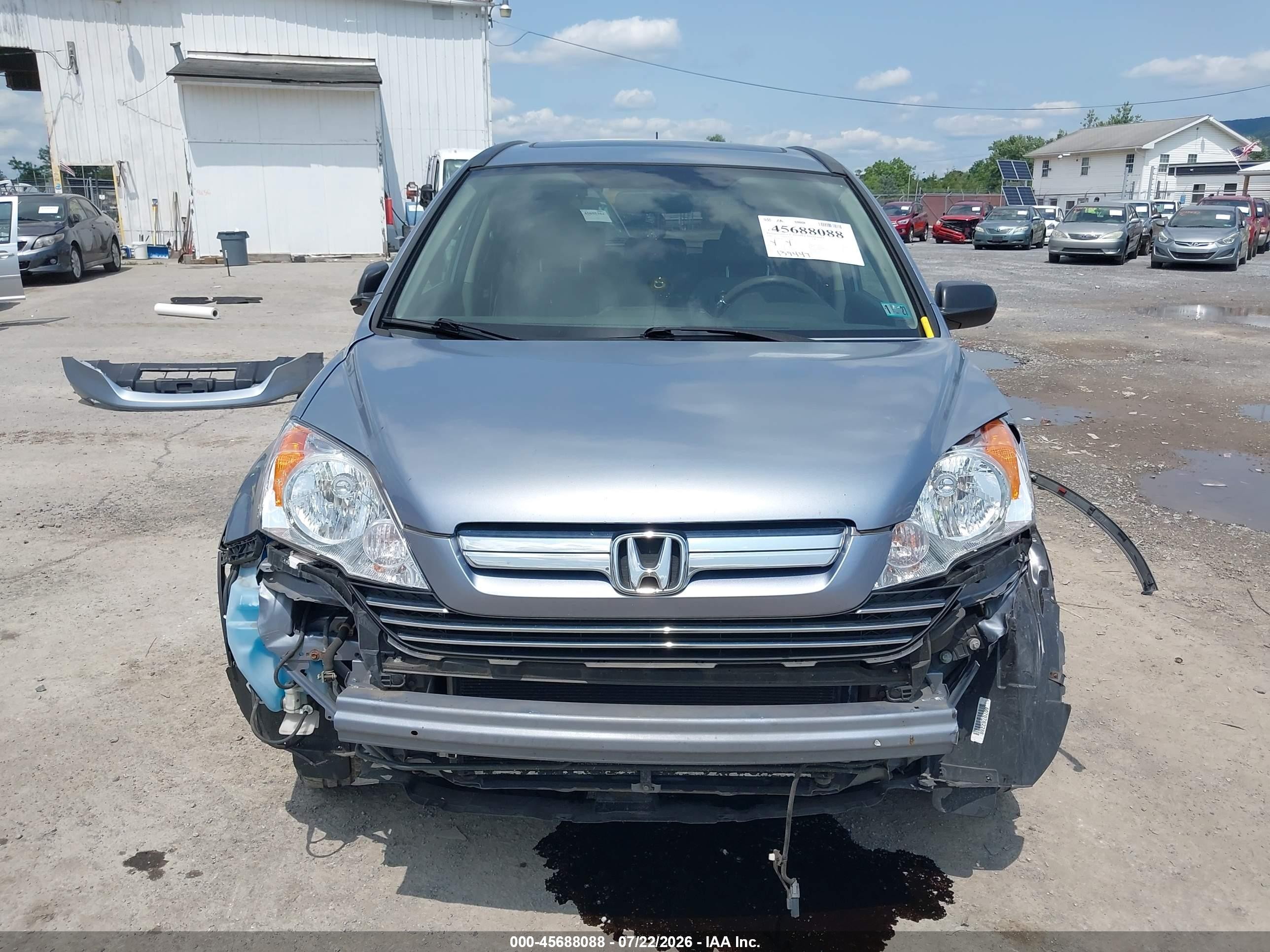 2007 Honda Cr-v Ex Light Blue vin: JHLRE38517C014348