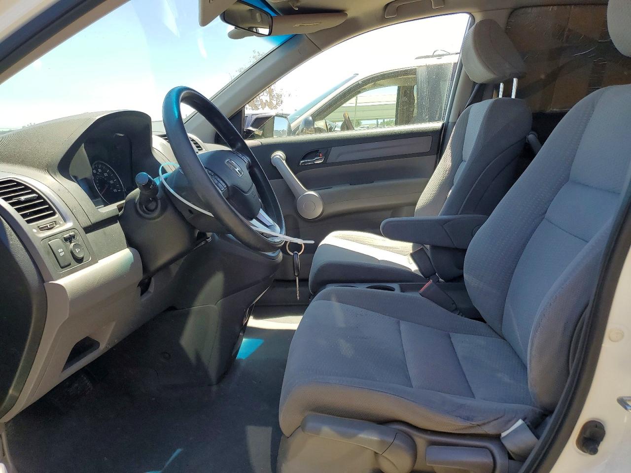 2007 Honda Cr-v Ex White vin: JHLRE38517C019923