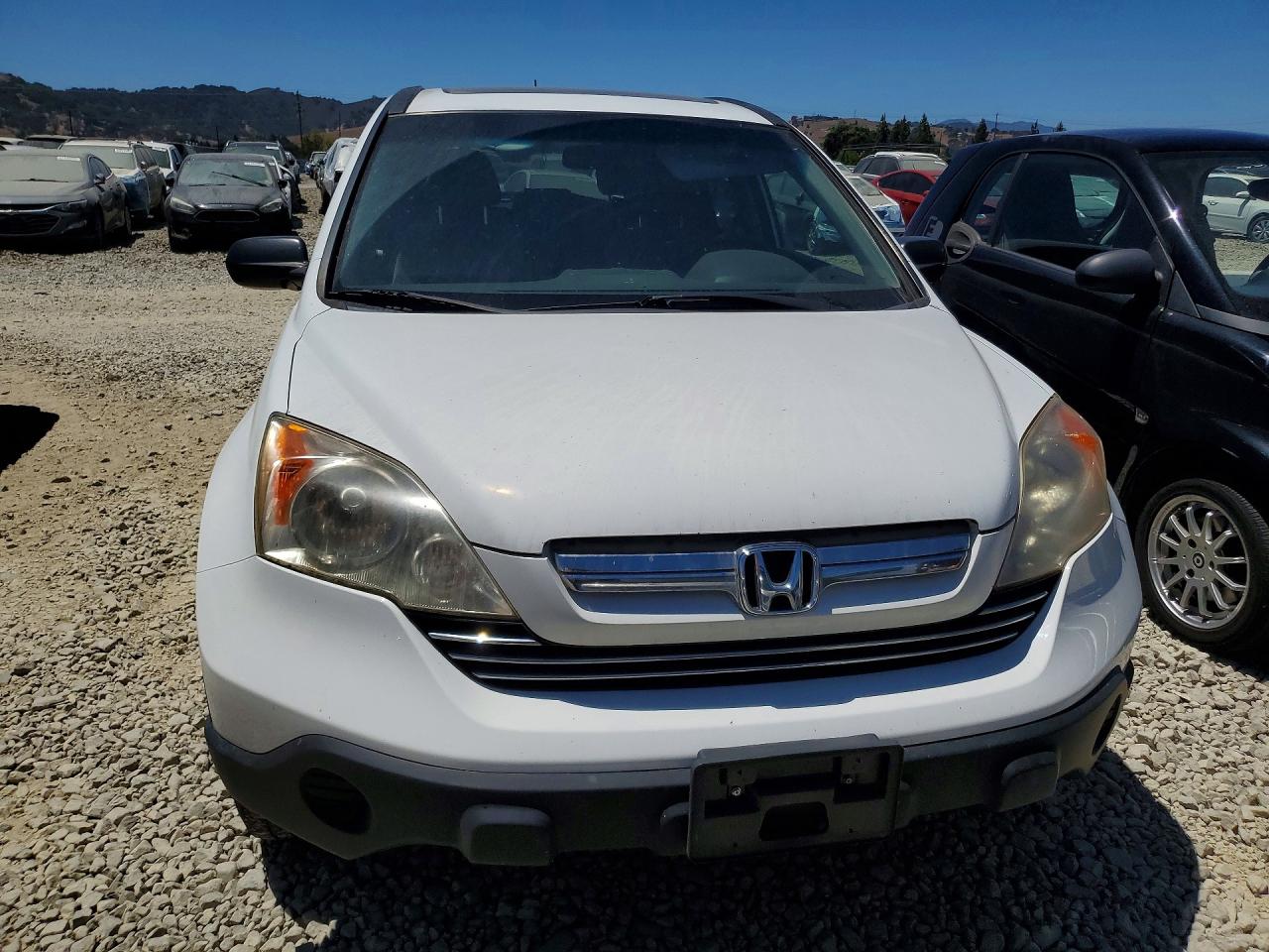 2007 Honda Cr-v Ex White vin: JHLRE38517C019923