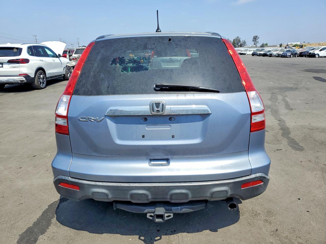 2007 Honda Cr-v Ex Blue vin: JHLRE38517C019937