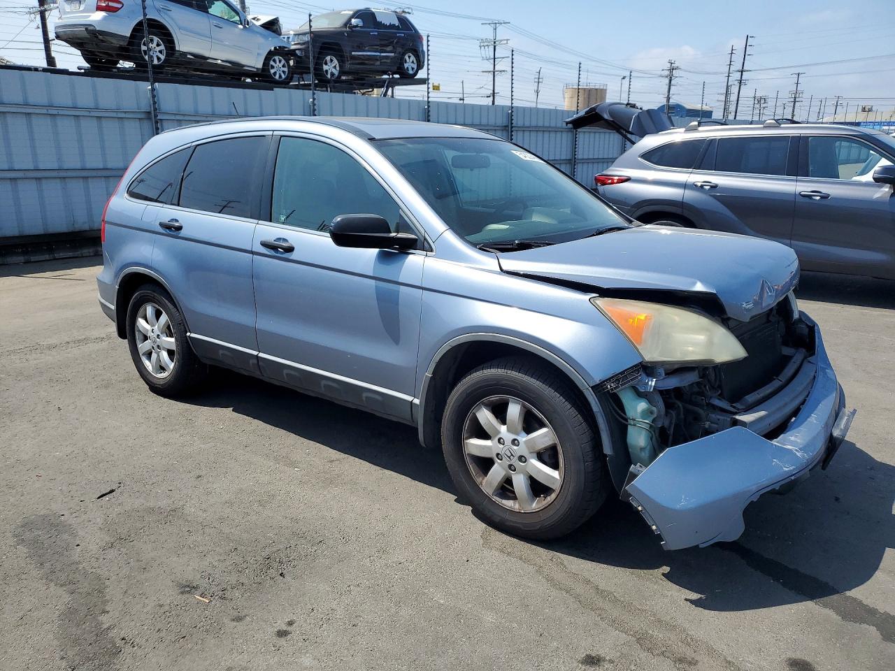 2007 Honda Cr-v Ex Blue vin: JHLRE38517C019937