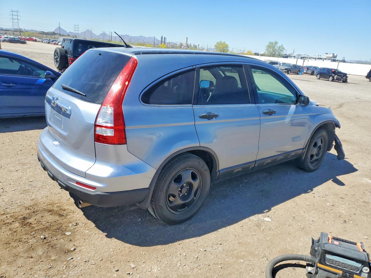 2007 Honda Cr-v Ex Blue vin: JHLRE38517C038746