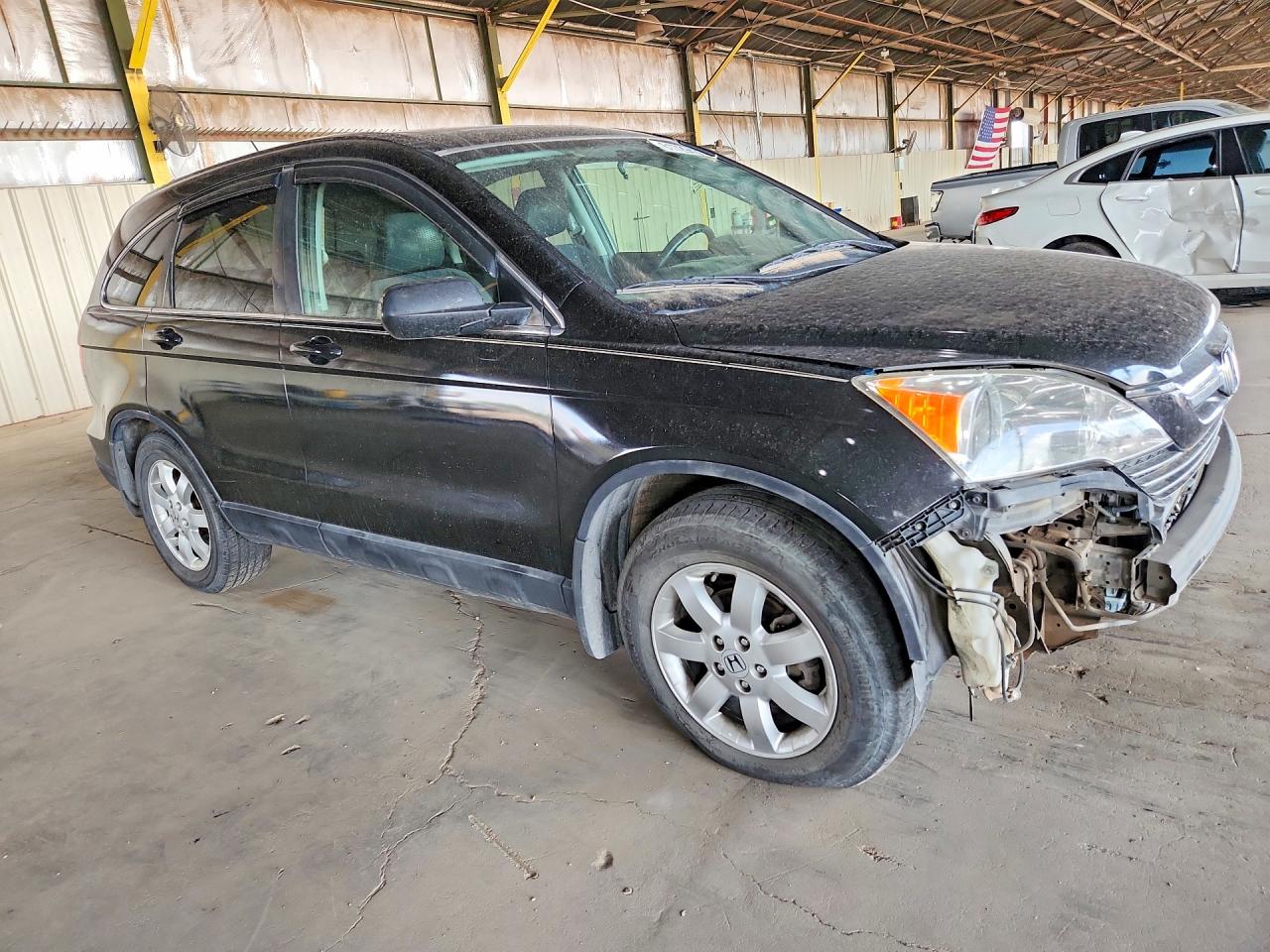 2007 Honda Cr-v Ex Black vin: JHLRE38517C053036