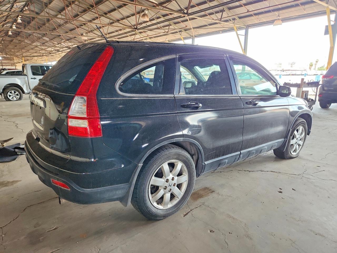 2007 Honda Cr-v Ex Black vin: JHLRE38517C053036
