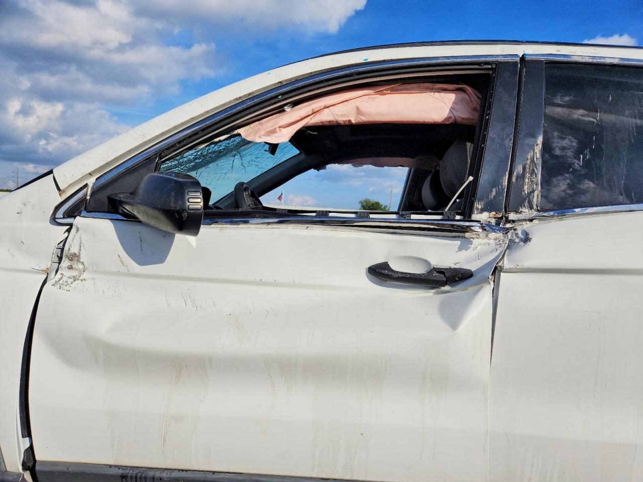 2007 Honda Cr-v Ex Белый vin: JHLRE38517C059886