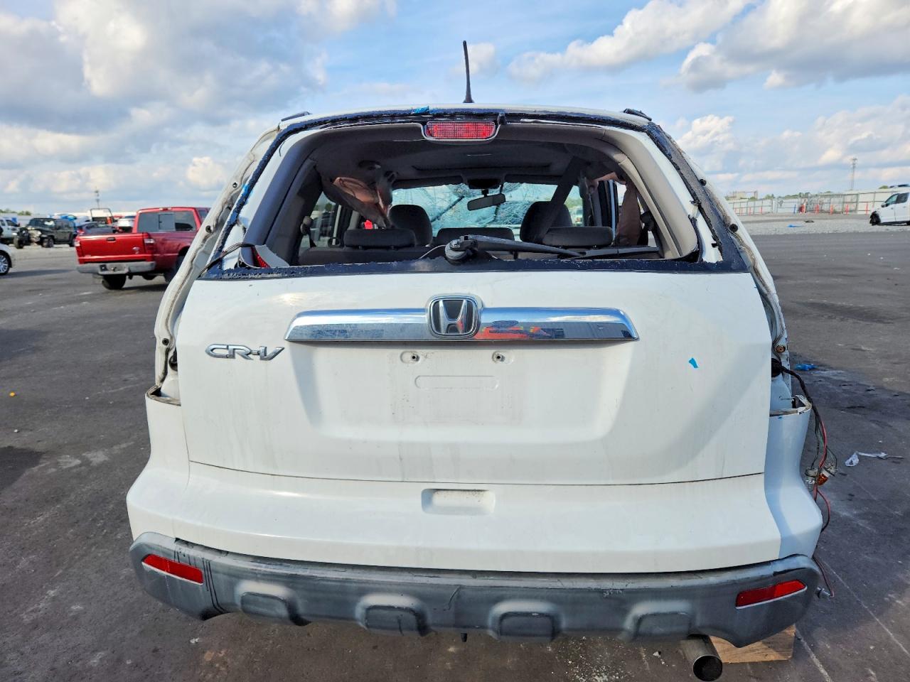 2007 Honda Cr-v Ex Белый vin: JHLRE38517C059886