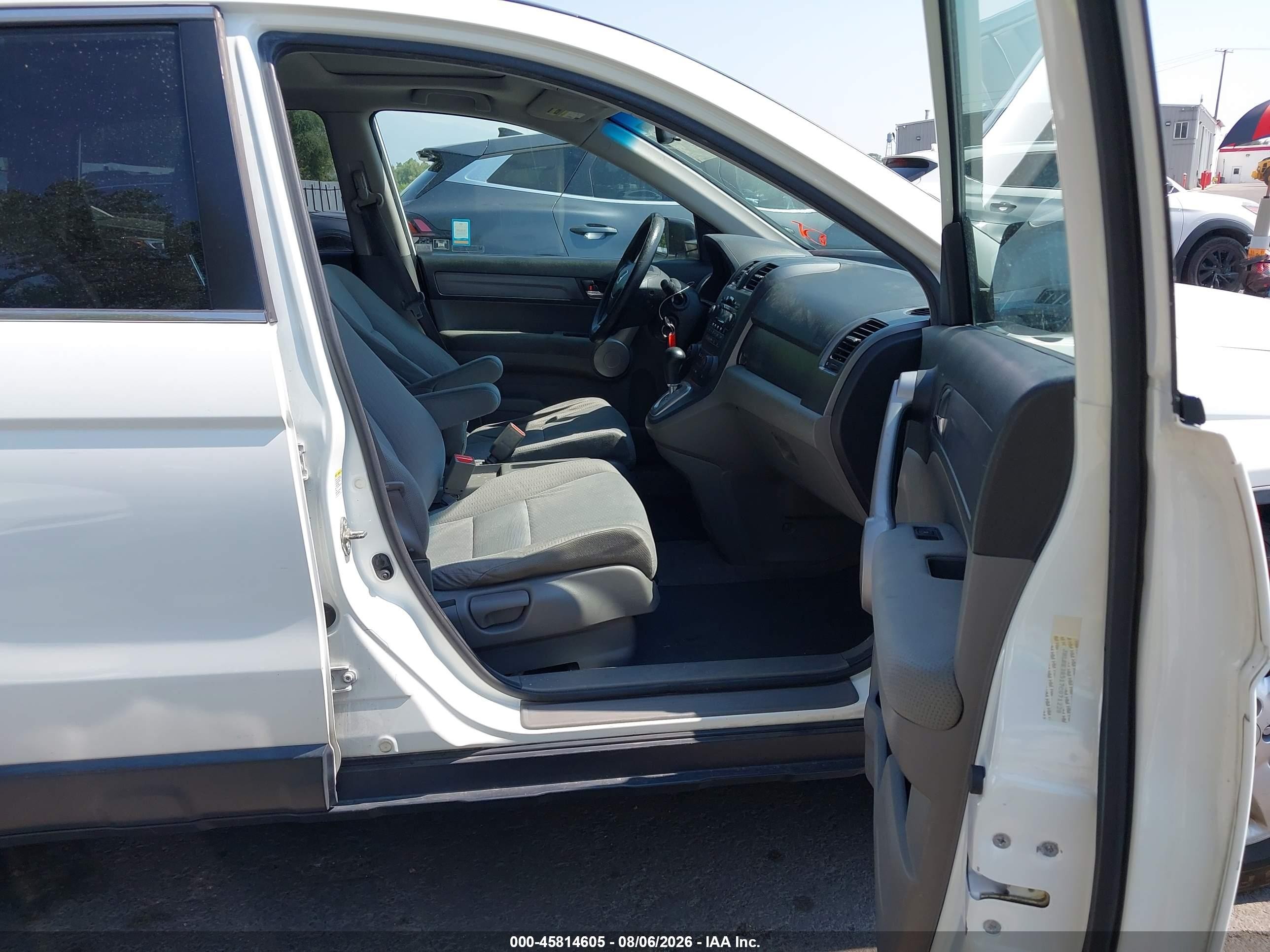 2007 Honda Cr-v Ex White vin: JHLRE38517C071228