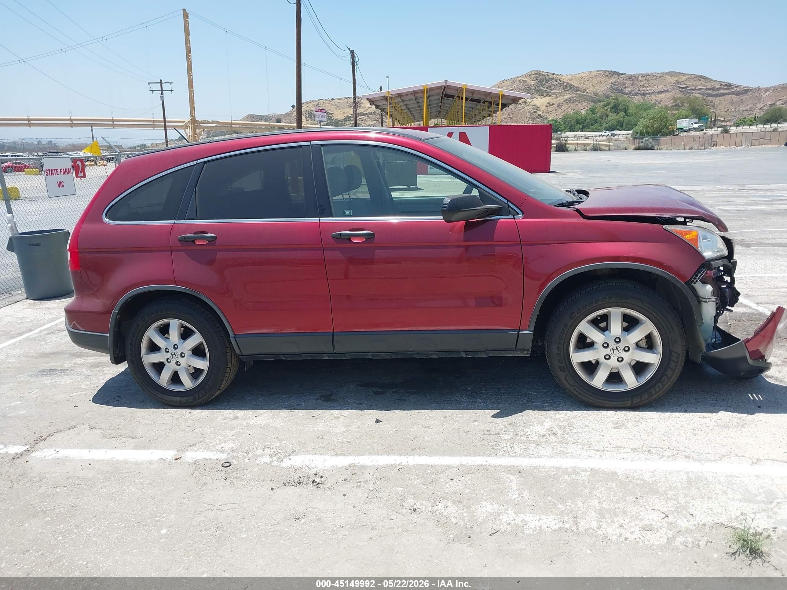 2008 Honda Cr-v Ex Red vin: JHLRE38518C046055