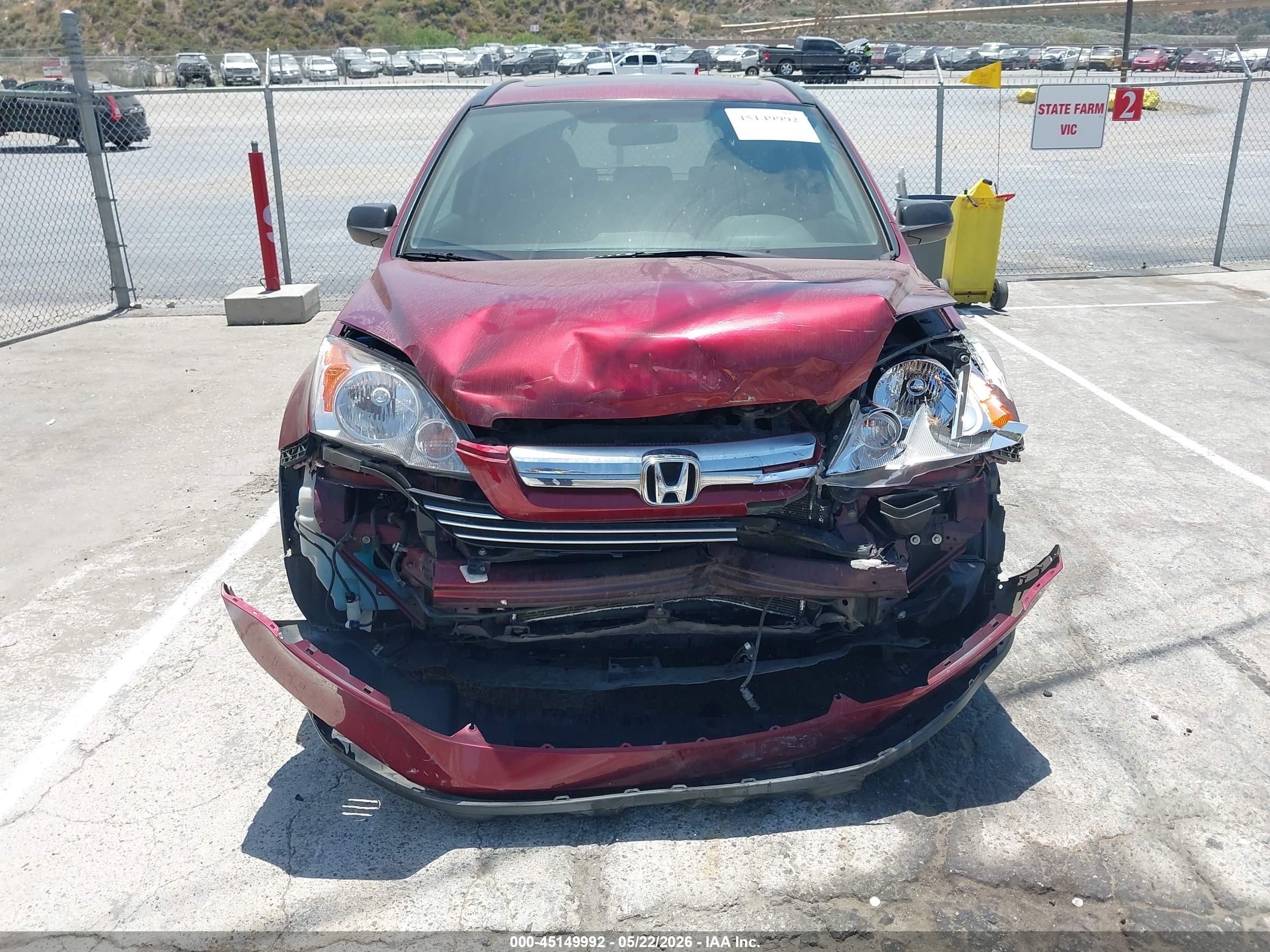 2008 Honda Cr-v Ex Red vin: JHLRE38518C046055