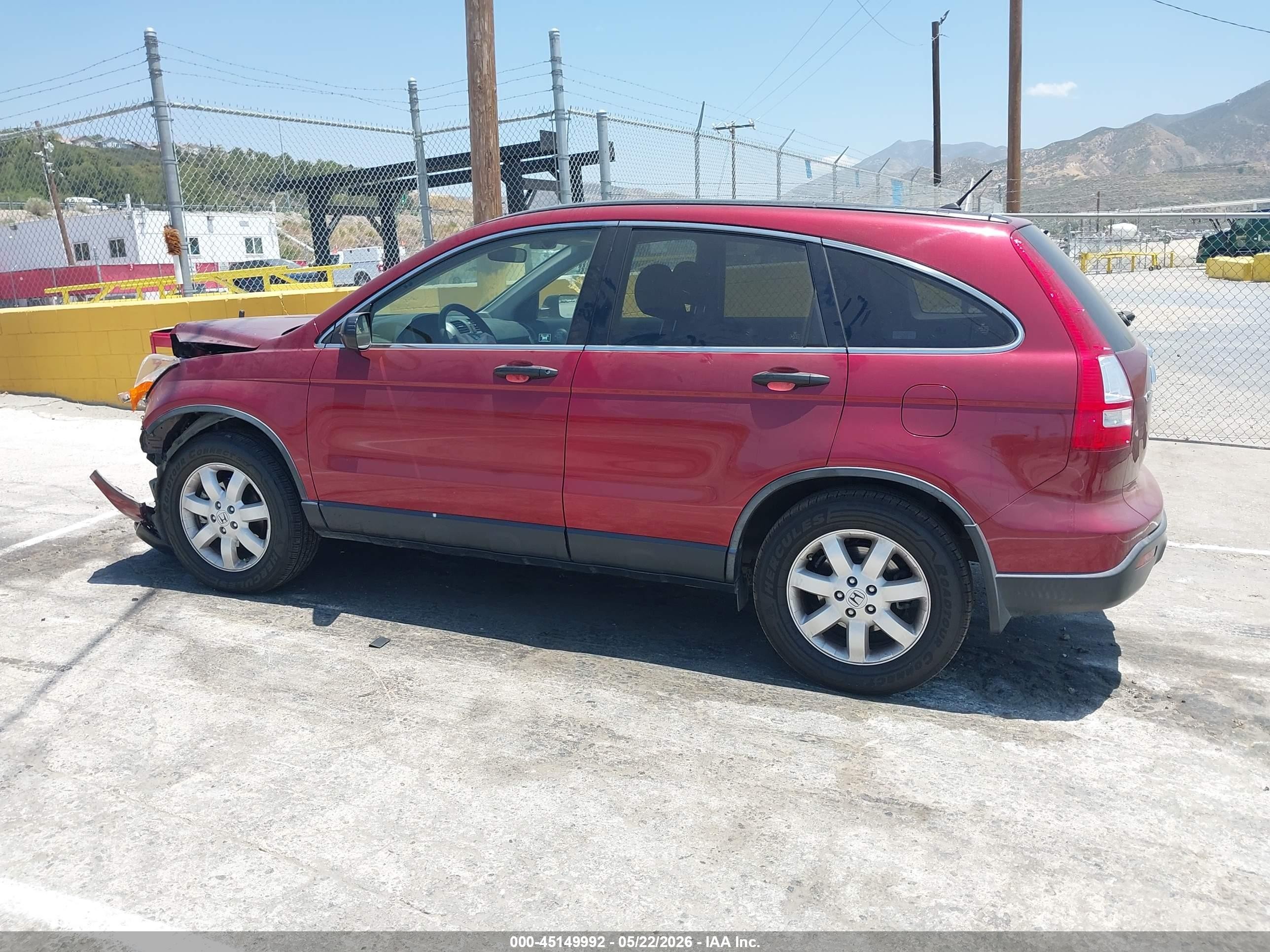 2008 Honda Cr-v Ex Red vin: JHLRE38518C046055